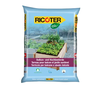 Terreau pour balcon et jardin surélevé CO₂-clean