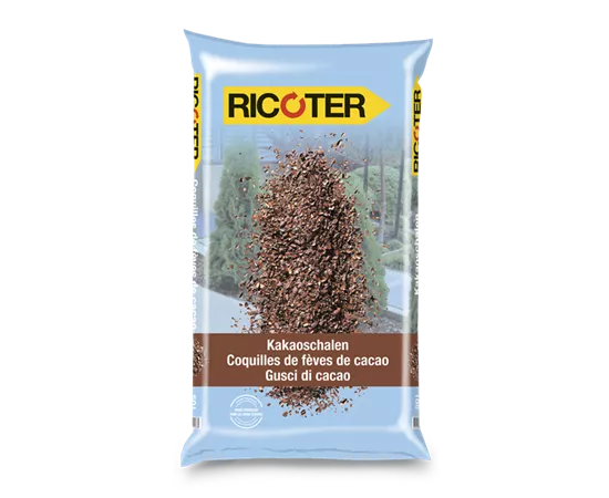 Coquilles de fèves de cacao