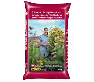 La terre suisse de l'horticulteur sans tourbe