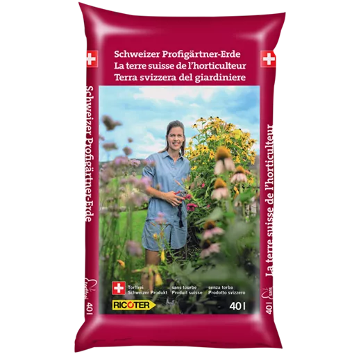 La terre suisse de l'horticulteur sans tourbe