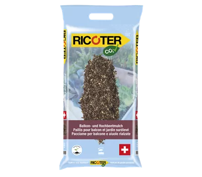 Paillis pour balcon et jardin surélevé CO2 clean